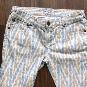 FP NWOT awesome patterned capris